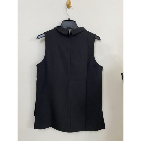English Factory mock neck Blouse Black Sleeveless NWT Size M Medium - Picture 8 of 10